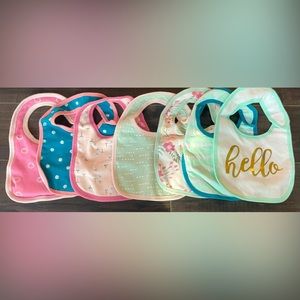 Cloud Island - Set of 7 Bibs - LIKE NEW